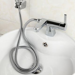 Смеситель для раковины Gappo G1204 с душевой лейкой хром